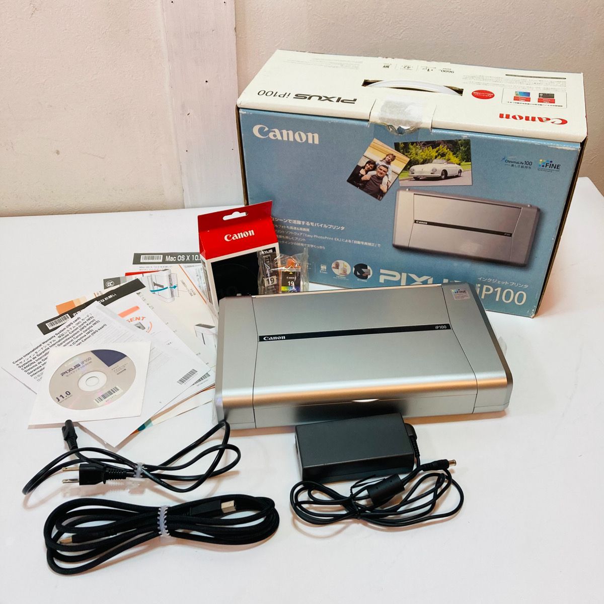 Canon キヤノン PIXUS iP100 ポータブルプリンタ