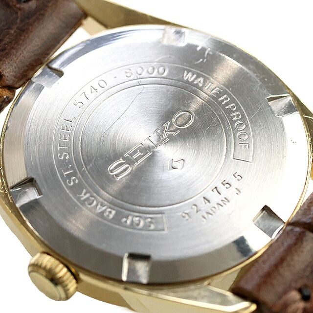  セイコー SEIKO 腕時計 メンズ 5740 8000 ロードマーベル 36000 手巻き ハイビート 金色 バーインデックス 1969年製 その他 時計