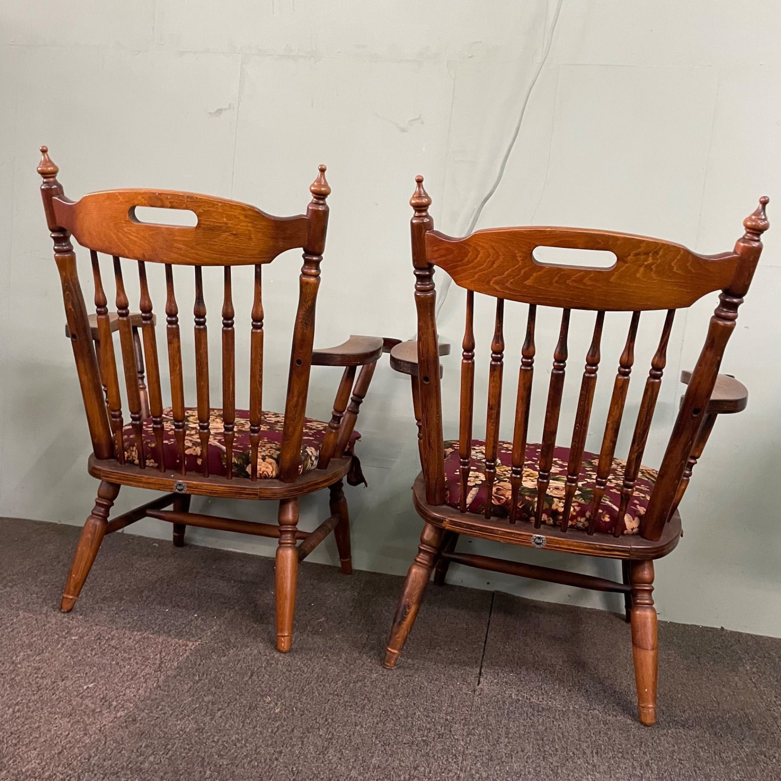 TOYO FURNITURE アンティーク レトロ チェア 家具 回転式 TOYO