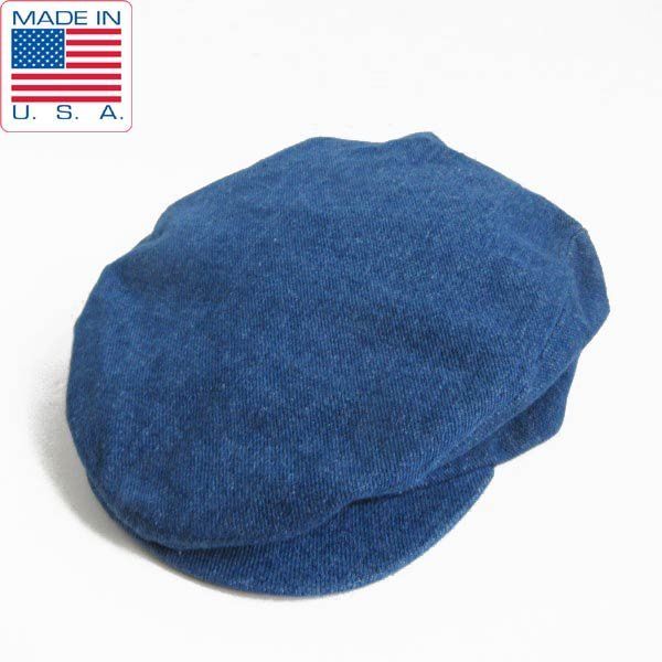 70s デニム ハンチング キャップ XL アメリカ製 ビンテージ D149-41-0011ZVW