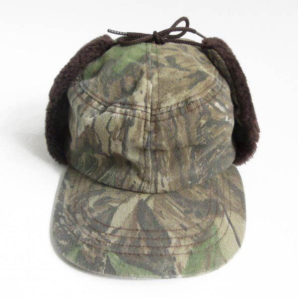 90s ゴアテックス×シンサレート リアルツリー 耳当て付き 迷彩 キャップ SIZE M WHITEWATER OUTDOORS ビンテージ D149-41-0013ZV