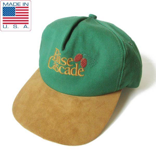 K-Products ツートン 切替 BB キャップ 茶系×緑系 アメリカ製 帽子 ブラウン グリーン D151-41-0005ZV