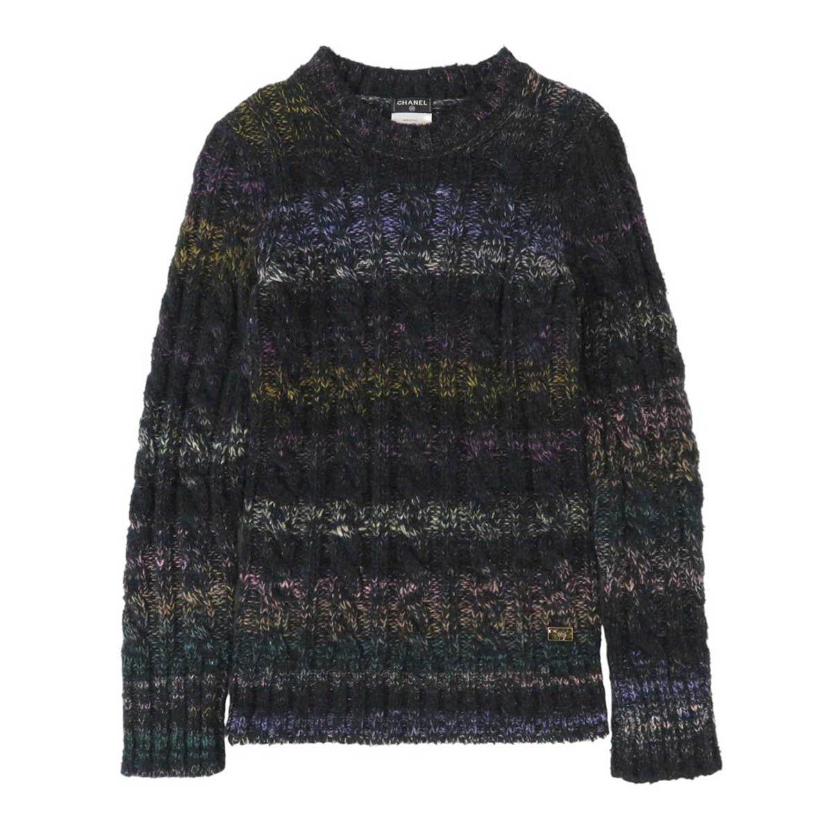 シャネル ココマーク カシミヤ ミックス ニット P42102K03228 レディース グリーン CHANEL アパレル 小物