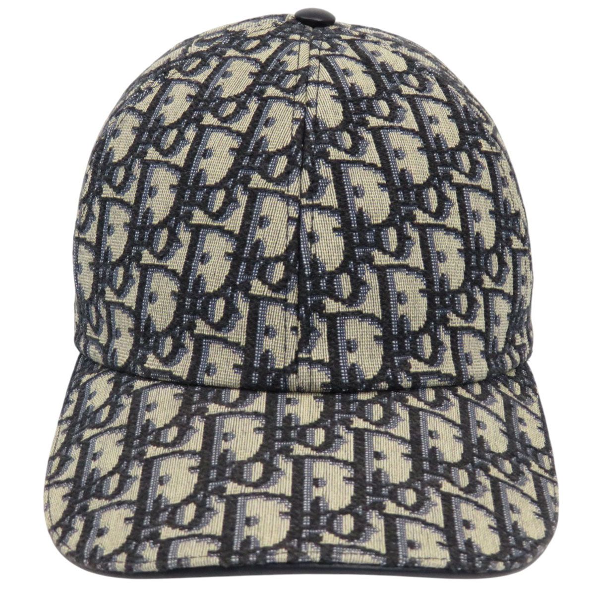 ディオール オブリーク ベースボール キャップ 113C906A4502 ユニセックス ネイビー ベージュ Dior アパレル 小物