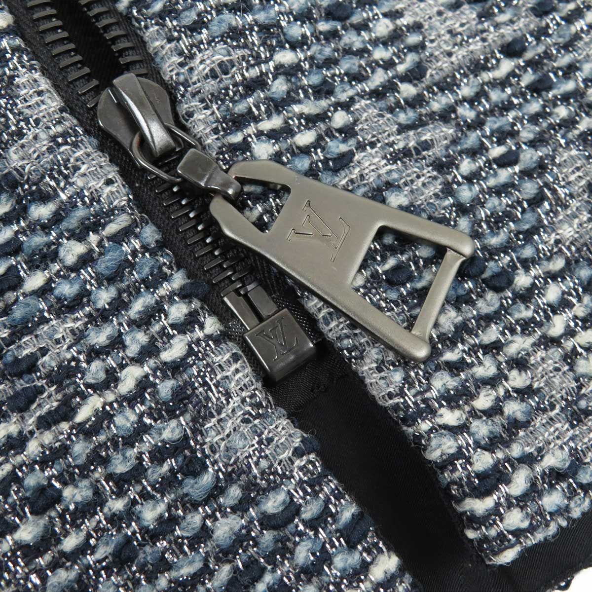 ルイヴィトン リブ ニット ツイード 切替 ワンピース モノグラム