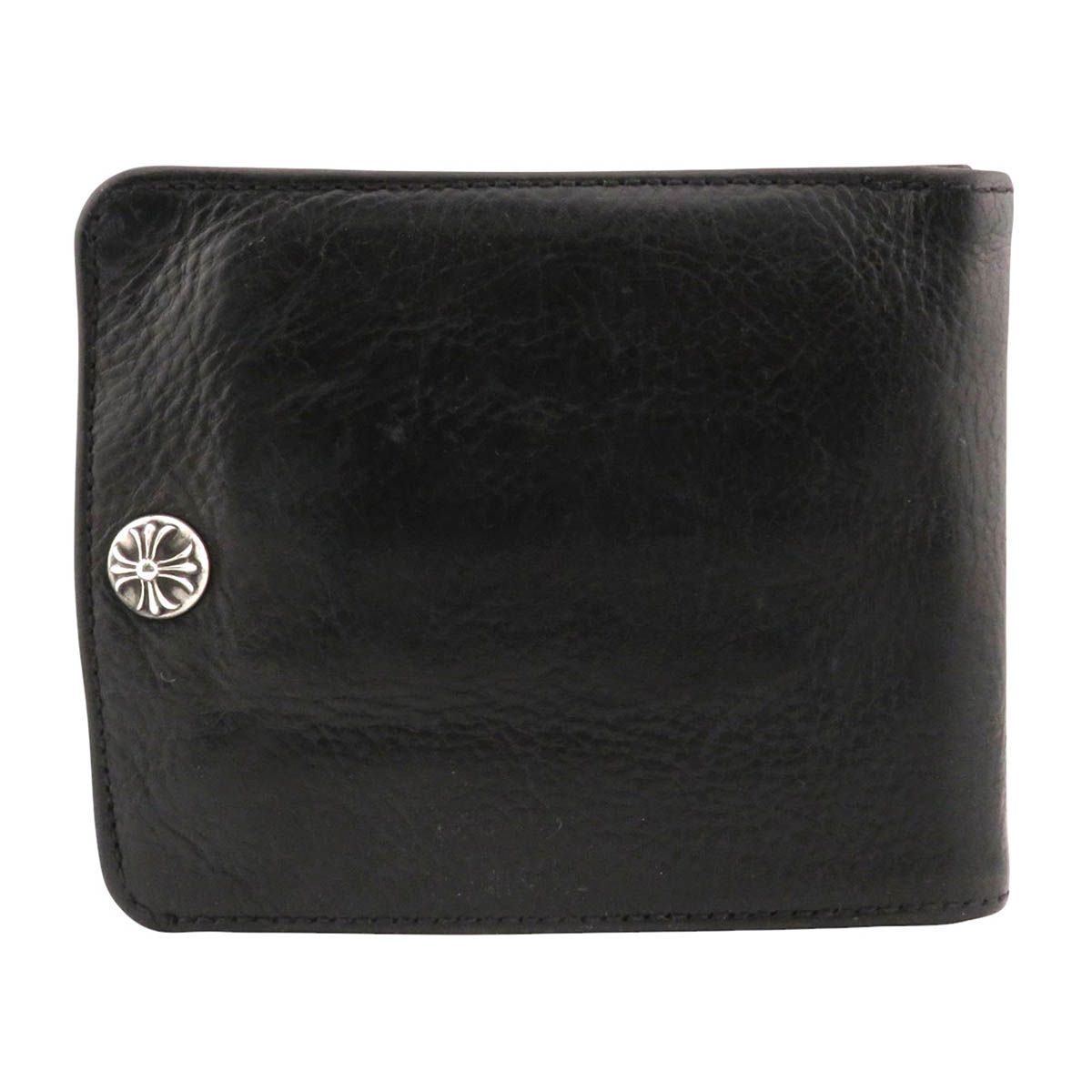 クロムハーツ CH 1スナップ クロスボタン ウォレット ユニセックス ブラック CHROME HEARTS アパレル 小物