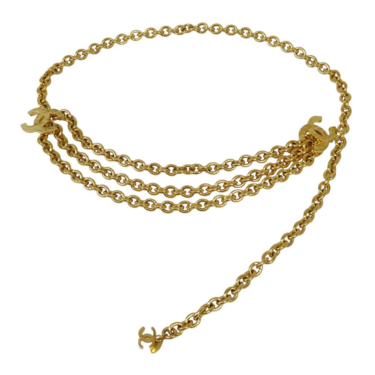 シャネル ココマーク チェーンベルト メタル ユニセックス CHANEL アパレル 小物