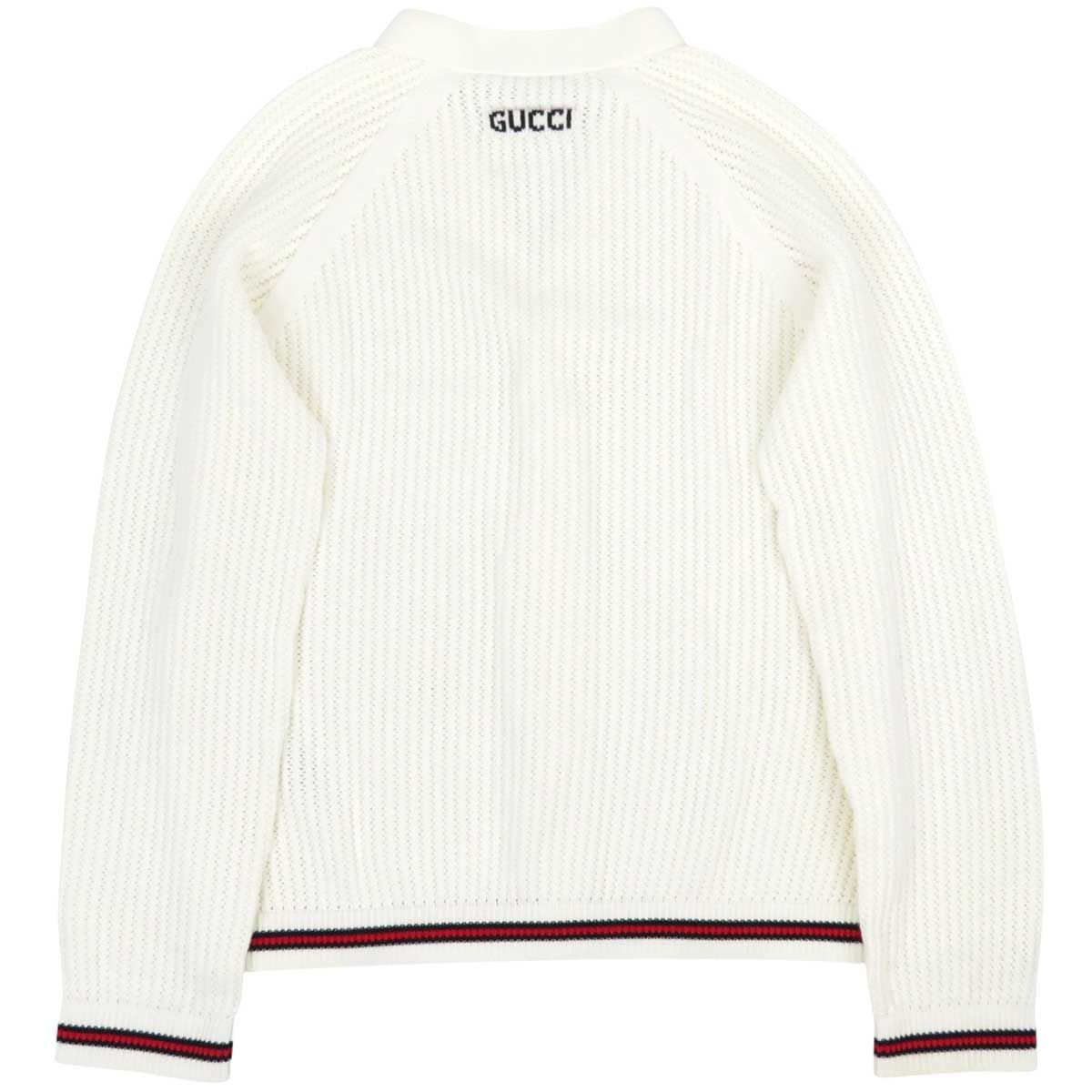 グッチ ウェブストライプ ジャージーニット カーディガン 788009