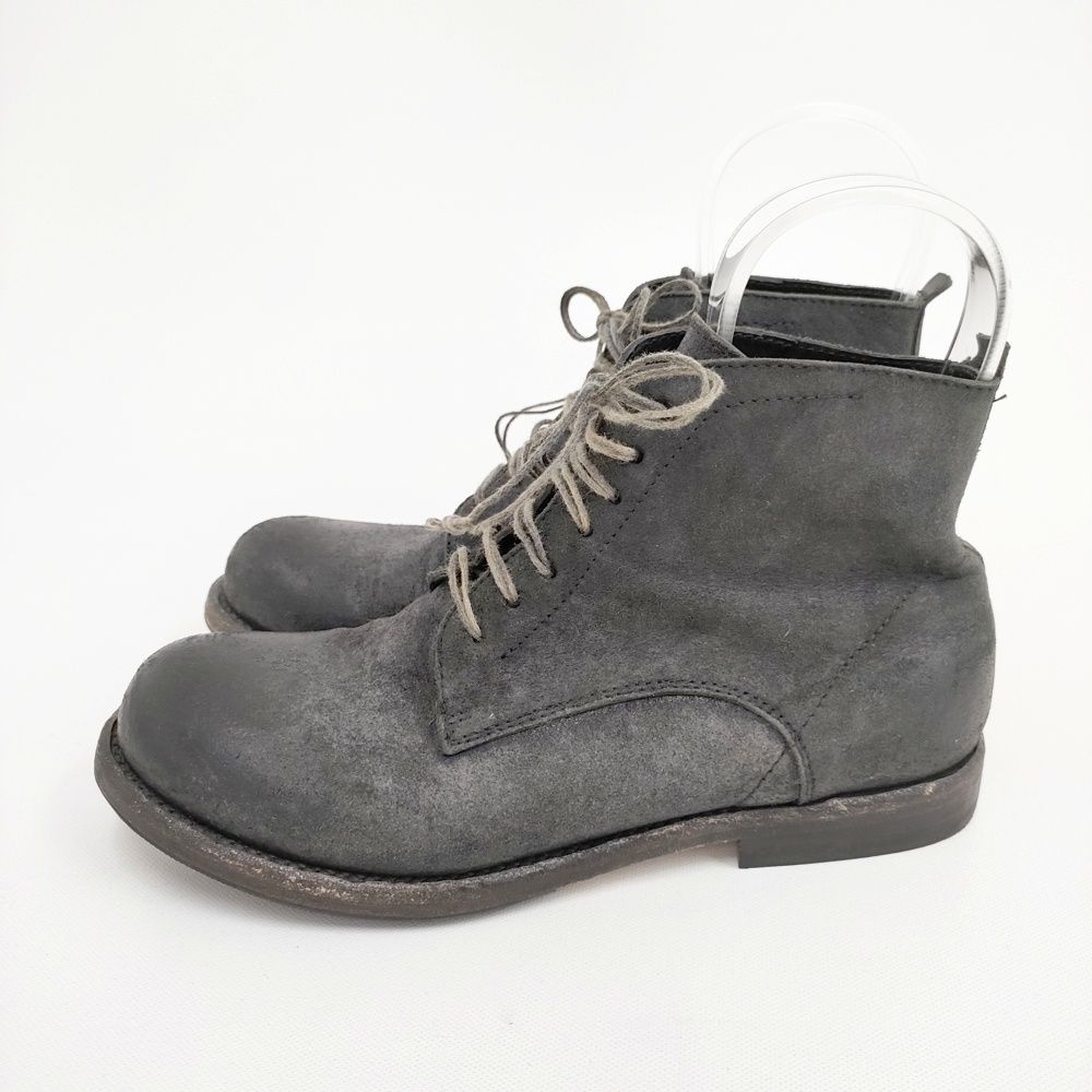 veritecoeur SHOTO ショット レザー サイズ37 レースアップ ブーツ ダークグレー レディース ヴェリテクール 5-1027 T