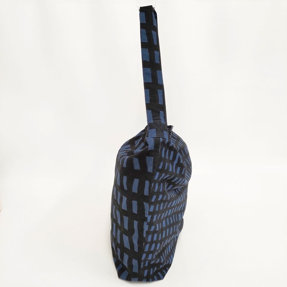 mina perhonen sora check ボディバッグ大 La9432 ショルダーバッグ ネイビー ブルー レディース ミナペルホネン 5-1027T