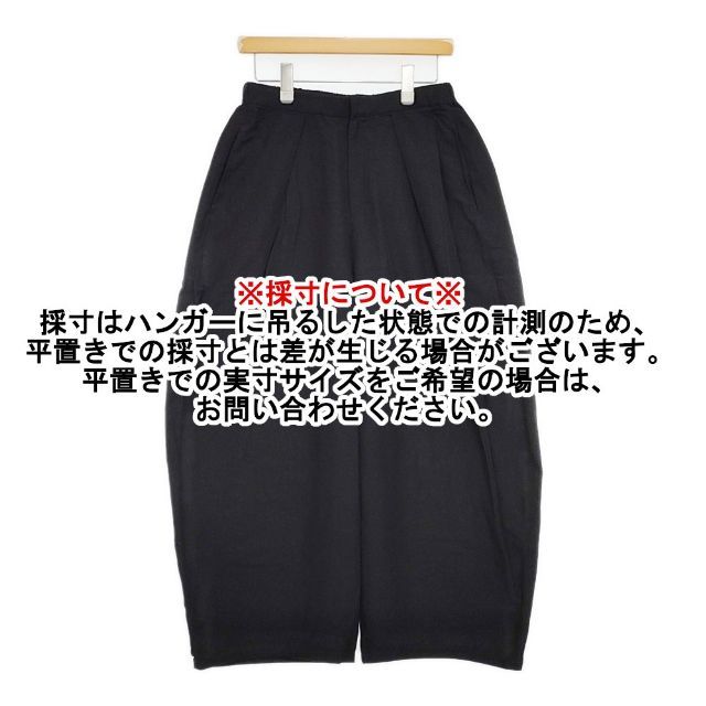  芽風 コットン レーヨン センソユニコ ワイド パンツ ブラック レディース 5 1027 G∞ その他 パンツ