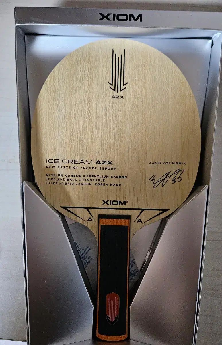チョン ヨンシク アイスクリーム azx 卓球ラケット