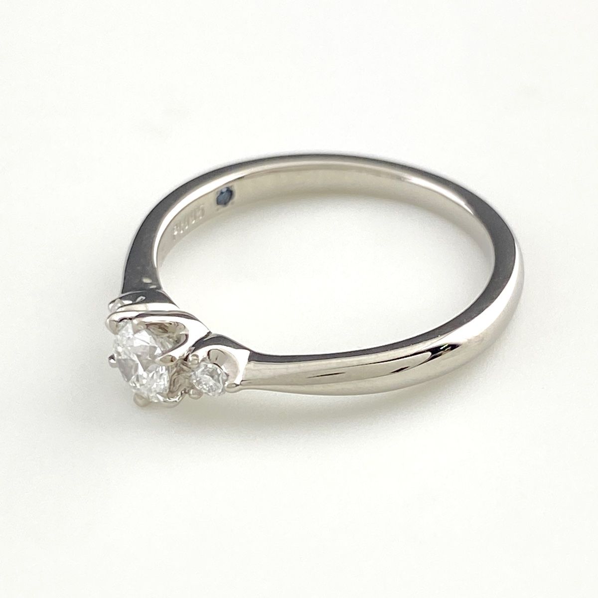 ヨンドシー 4℃ ダイヤモンド デザインリング プラチナ 指輪 リング 9.5号 Pt 995 レディース