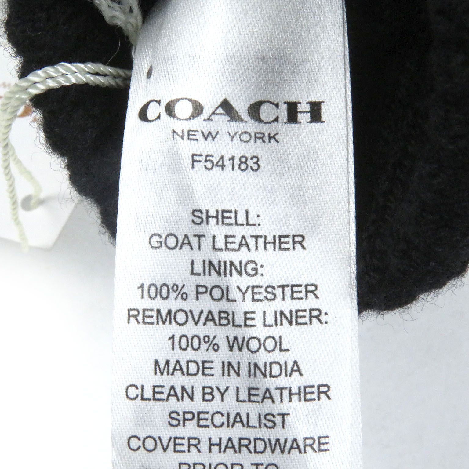 未使用品□COACH コーチ F54183 ヤギ革 ロゴシルバーボタン 3WAY  