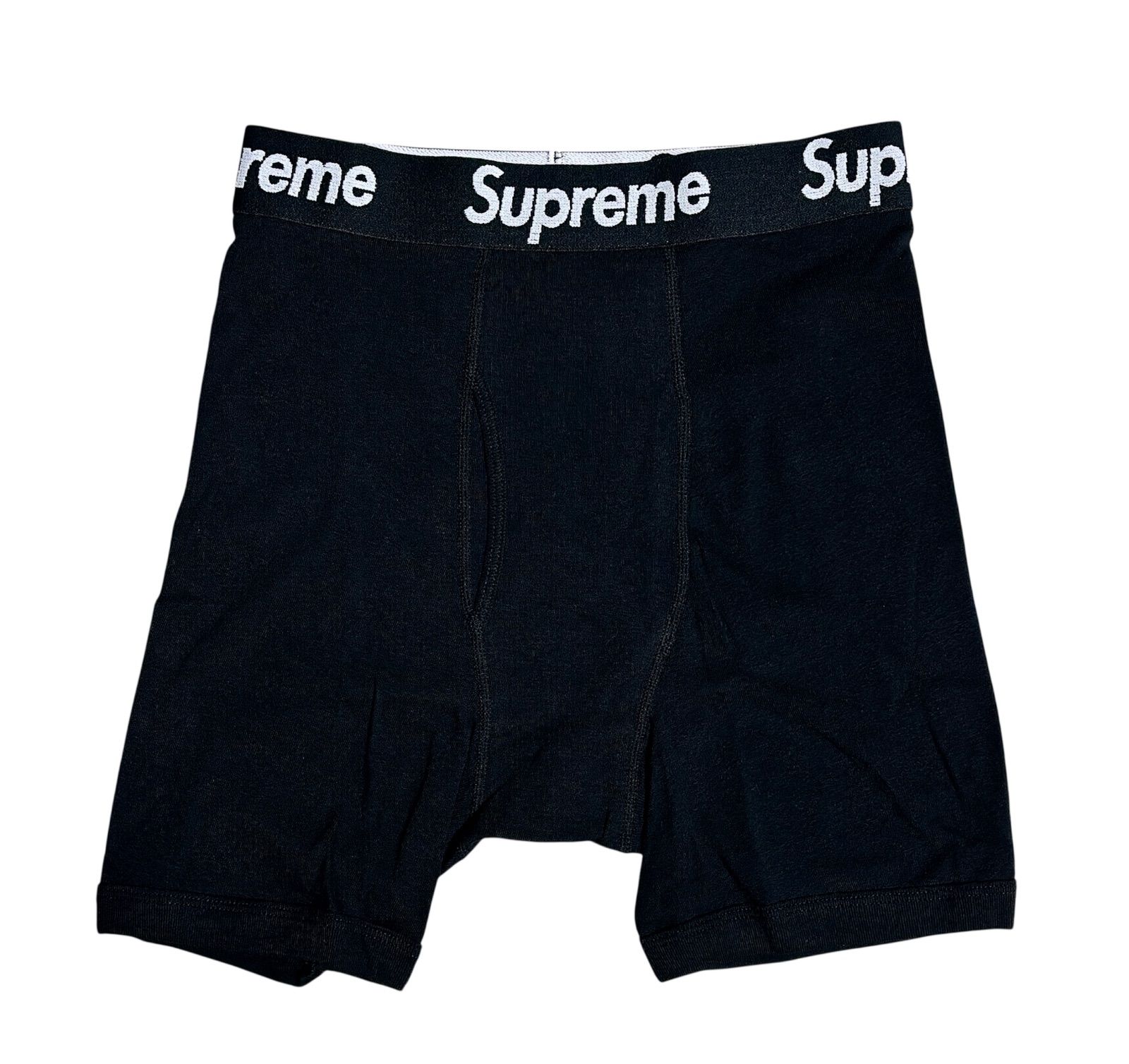 新品未使用】Supreme×Hanes シュプリーム ボクサーパンツ 黒 Sサイズ