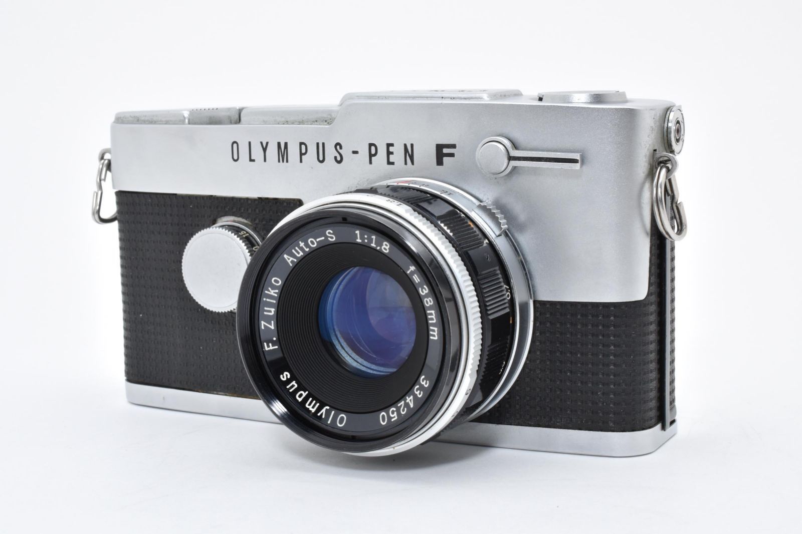 5433 Olympus Pen FT F.Zuiko Auto-S 38mm F1.8 Tasted New Seals オリンパス MFフィルムカメラ