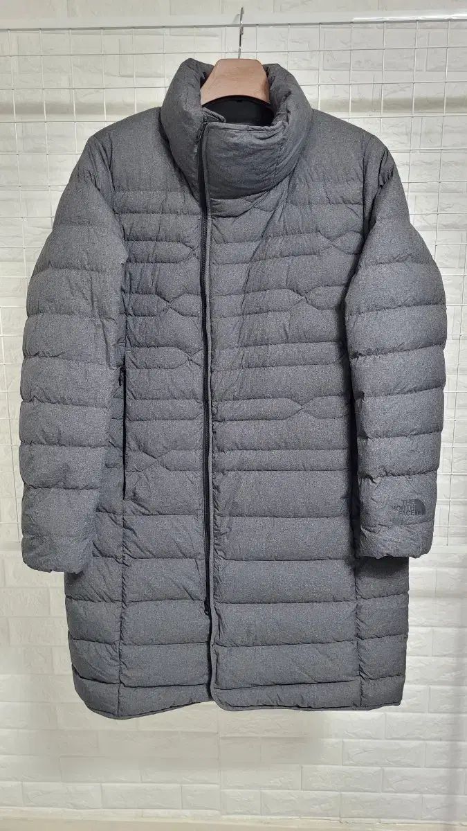 105 THE NORTH FACE ザノースフェイス チャコールグレー レディース ファー ノザン グースダウン ロング丈ダウンジャケット XL