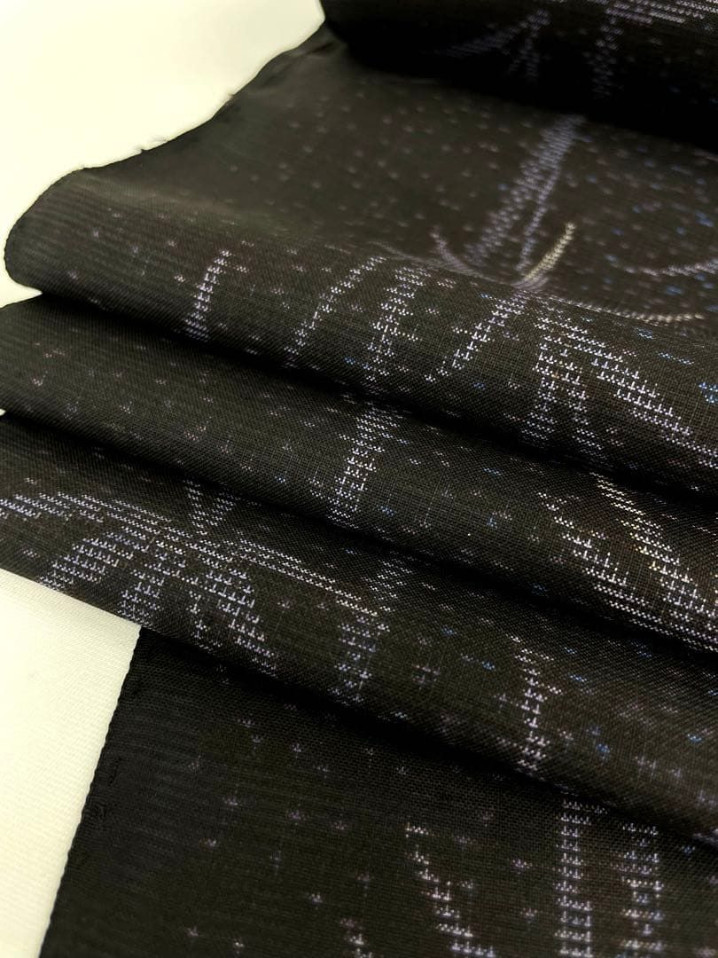  本場奄美大島紬 古代染色純泥染 経済大臣指定伝統的 正絹 反物 T 9066 紬 着物反物