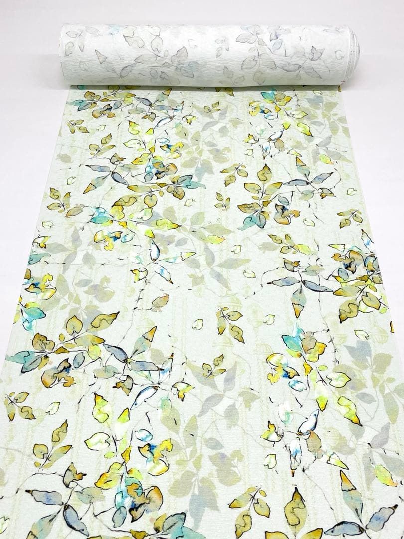 小紋 京友禅 紋意匠 正絹 反物 T 9070