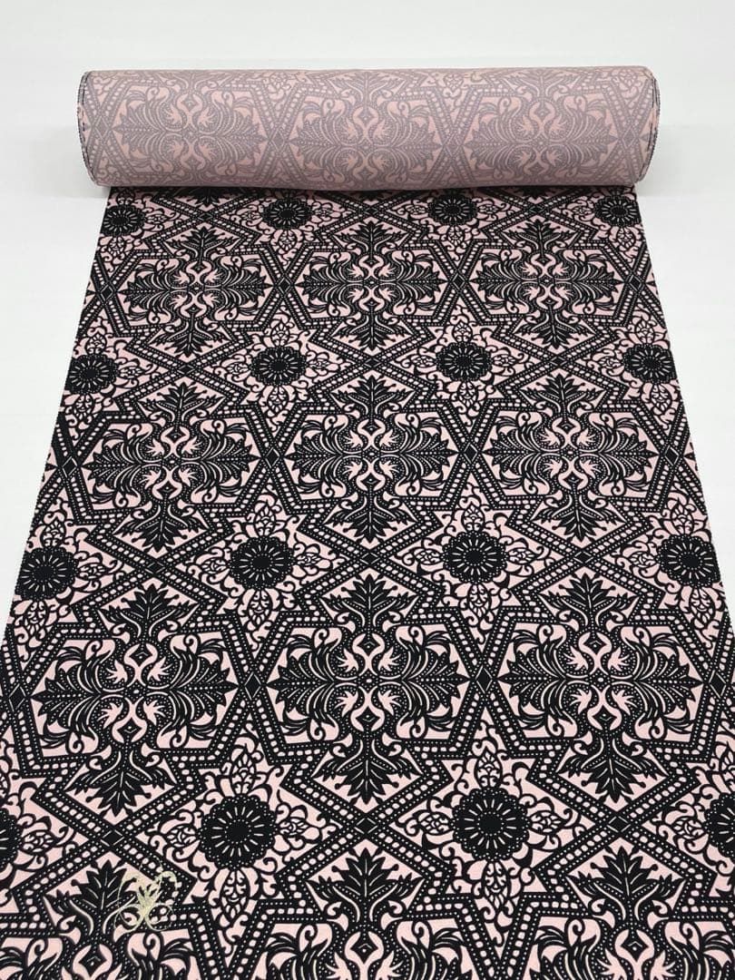 小紋 全体柄 個性的 正絹 反物 T 9072