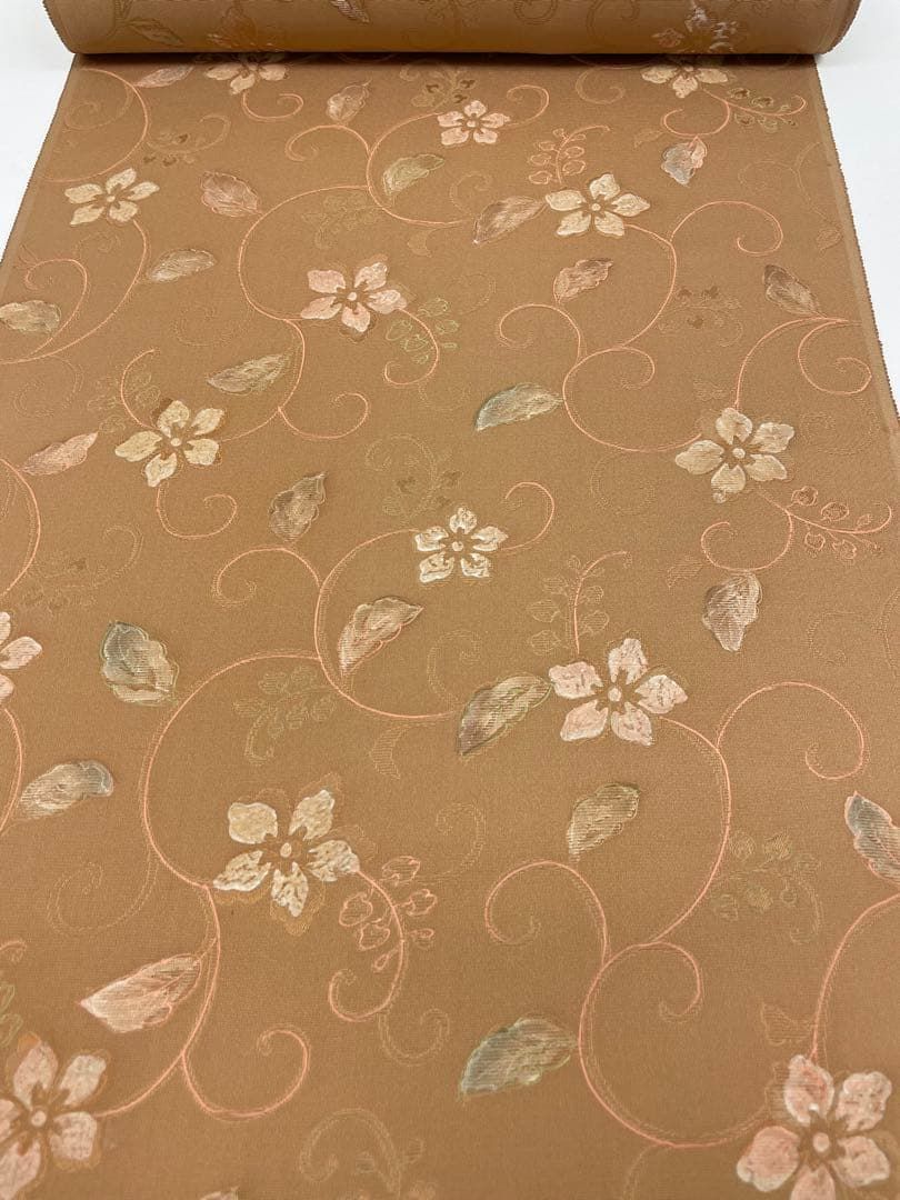 小紋 手描 紋意匠 正絹 反物 T 9078