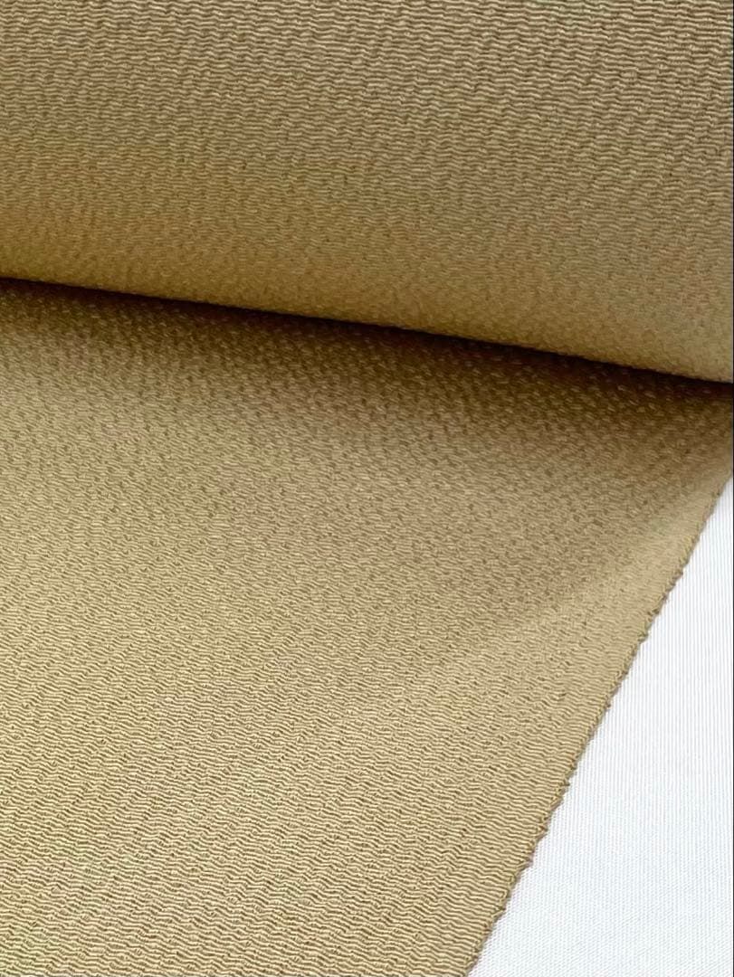  色無地 本草木花染 鬼しぼちりめん 浜ちりめん 正絹 反物 T 9084 色無地 着物反物