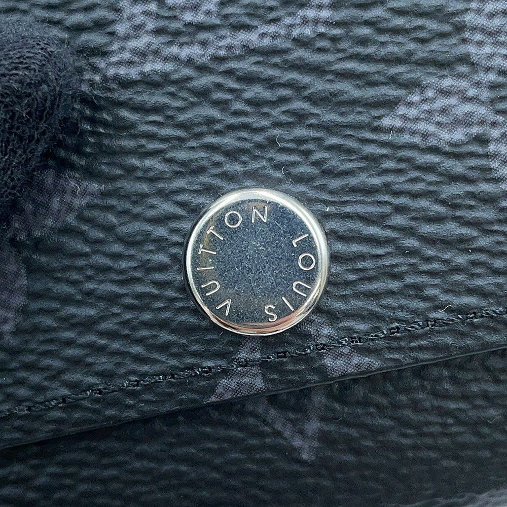  ルイヴィトン キーケース モノグラム エクリプス ミュルティクレ6 M 82603 LOUIS VUITTON 黒 ブラック キーケース 小物