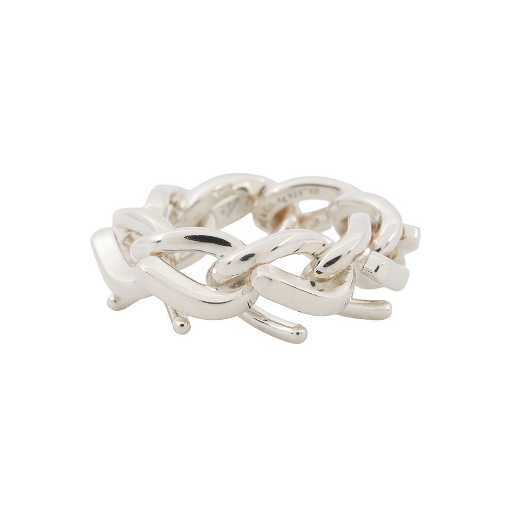 ティファニー リング フォージ リンクリング SV925シルバー リングサイズ約12号 Tiffany-Co