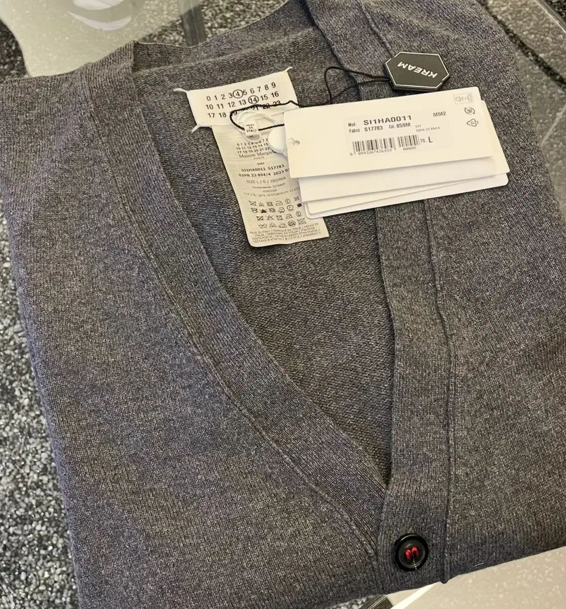 メゾン マルジェラ カシミア カーディガン