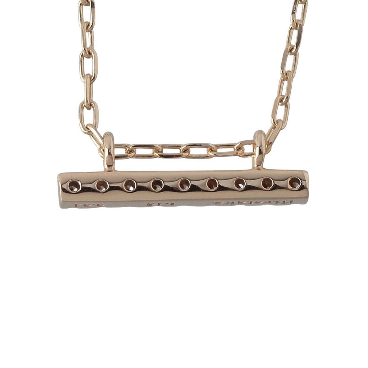 ヒロタカ　Hirotaka ロングネックレス　80センチ　K10 ダイヤ 調整可 ヒロタカ Hirotaka ロングネックレス 80センチ K10 ダイヤ 調整可