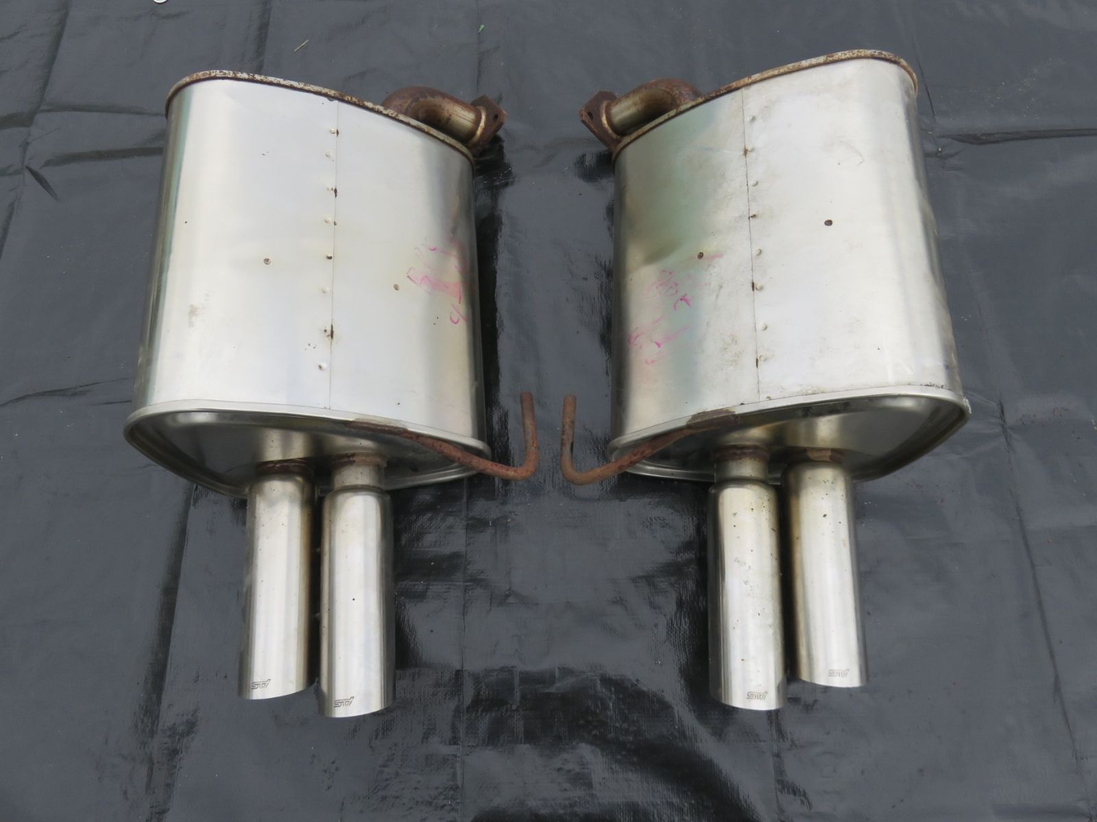 LK35* スバル BP5 レガシィ/ワゴン 純正 STi リアマフラー リアピース