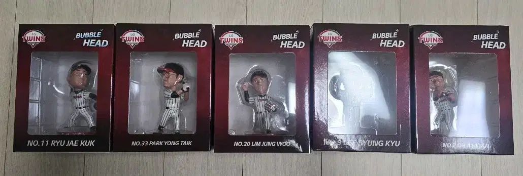 LGツインズ 3 5インチ BUBULE HEAD 5種 SET まとめ