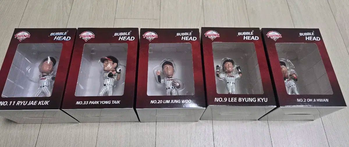 LGツインズ 3 5インチ BUBULE HEAD 5種 SET まとめ