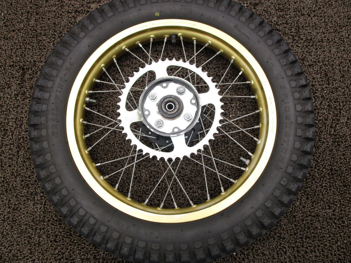 車のパーツ タイヤ、ホイール TLR200 リアホイール スプロケット □A7716！MD09 ホンダ 【 MD09E