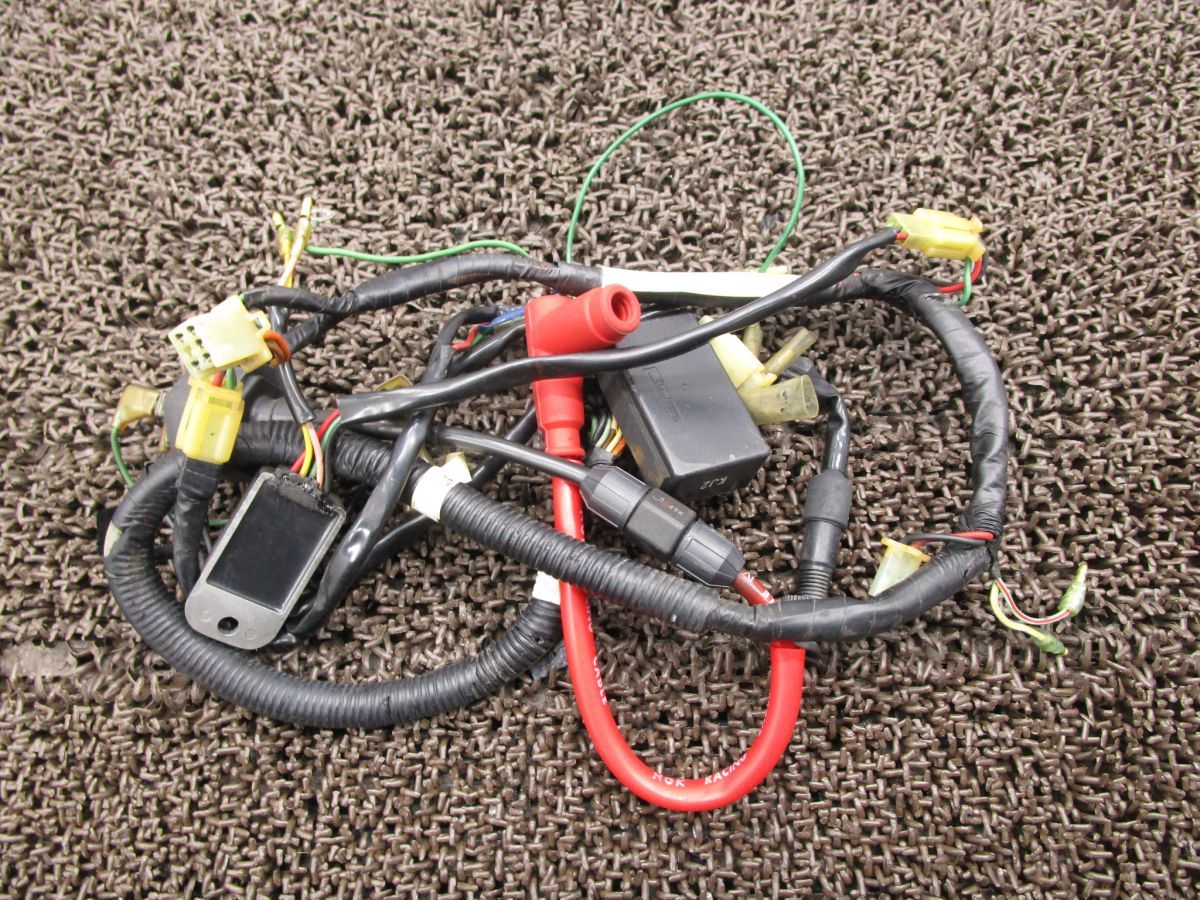 TLR 200 メインハーネス A 7714 CDI レギュレター イグニッションコイル MD 09 ホンダ E キャブ車 動画有 6 V