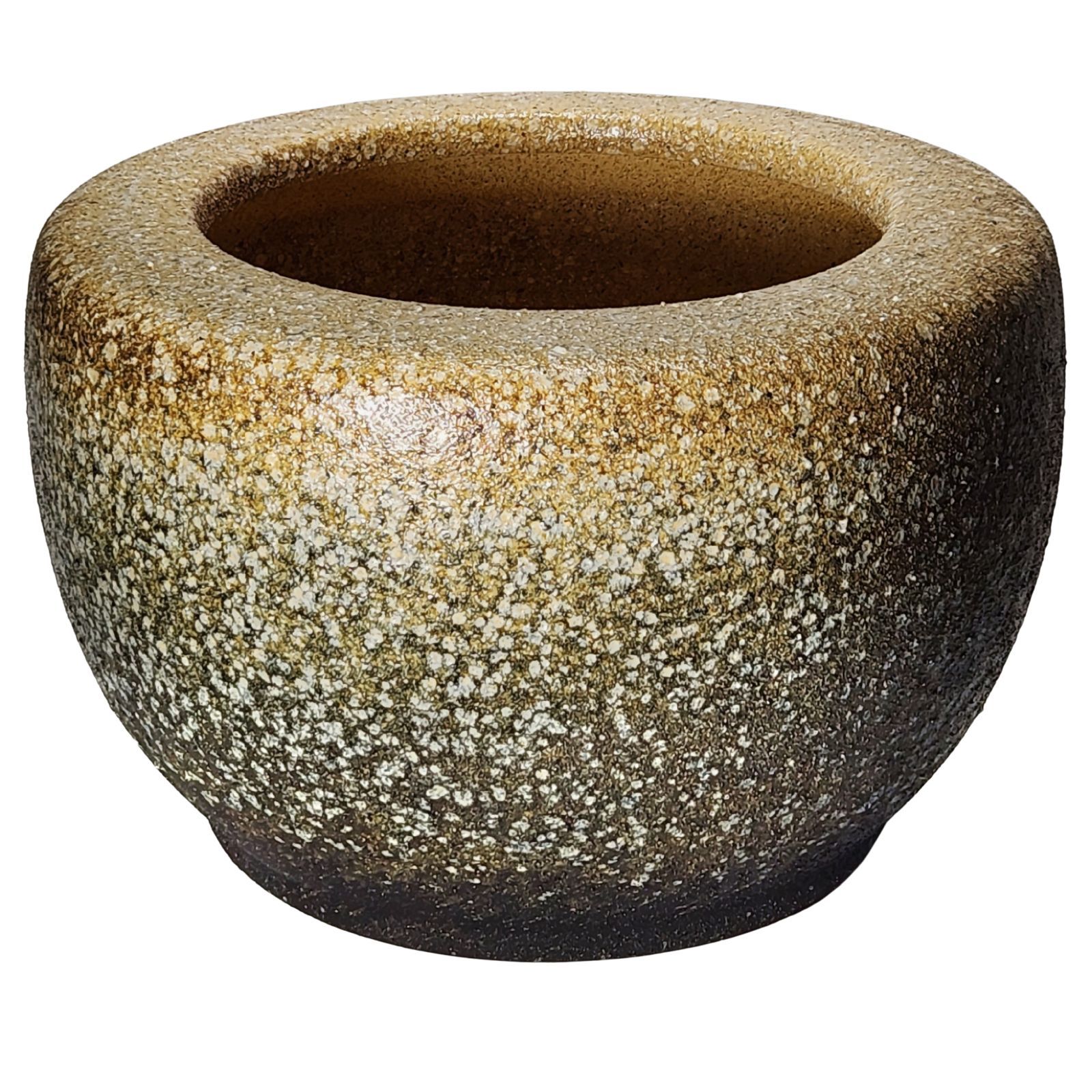 白砂火鉢 15号 信楽焼き 陶器 火鉢 暖房 わら灰 木炭 灰 ひばち 囲炉裏 灰汁 B 025 05