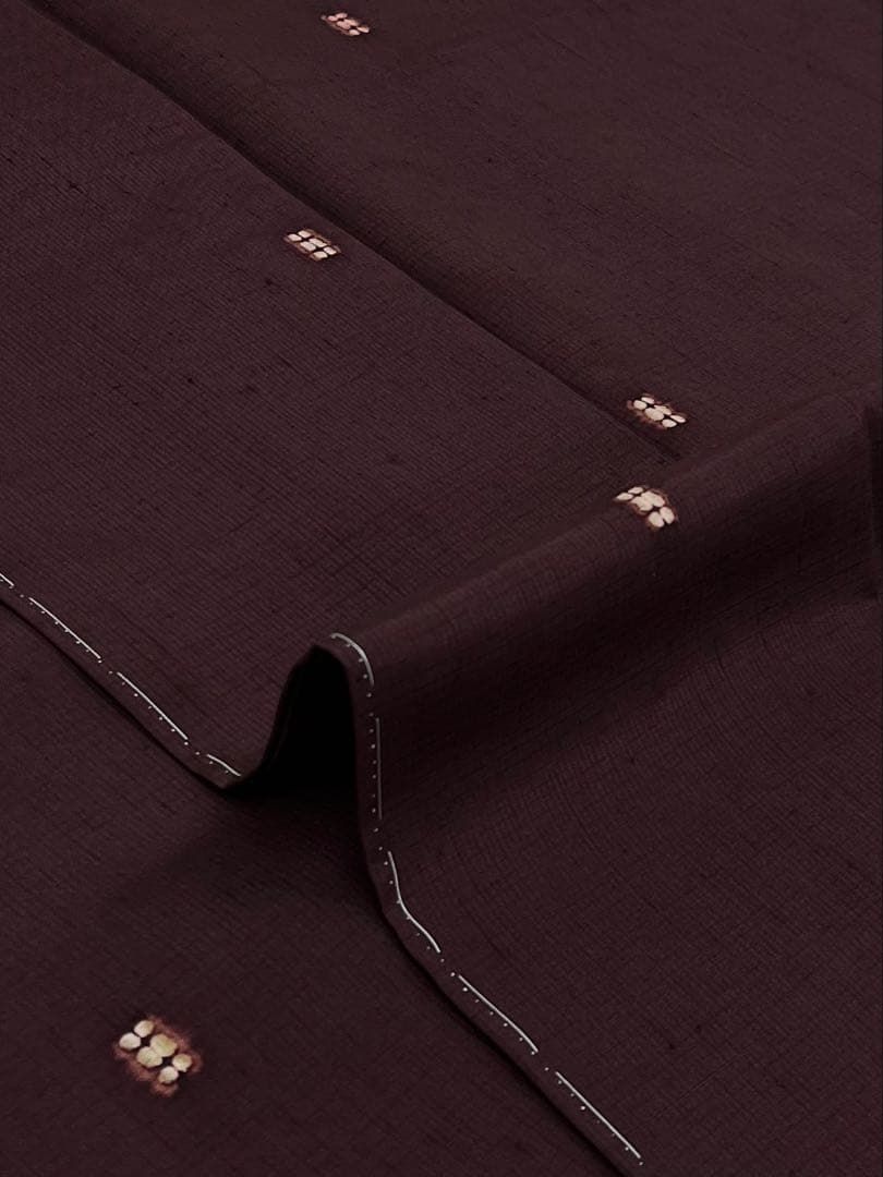  手座繰り 赤城紬 青柳 創柳庵 十日町 玉繭 草木染め 印度茜 躾糸付 A 059 紬 着物