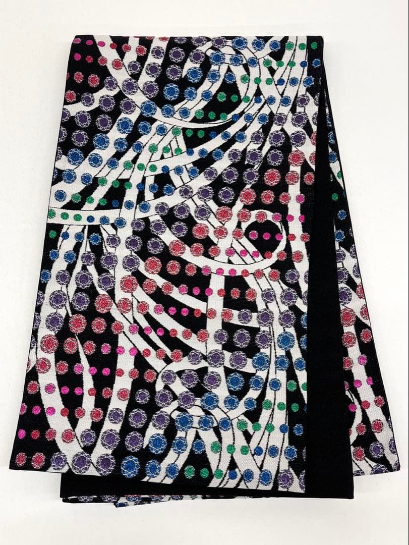  西陣織 志美津 袋帯 正絹 振袖 豪華 モダン リボン ダイヤモンド D 107 袋帯 帯