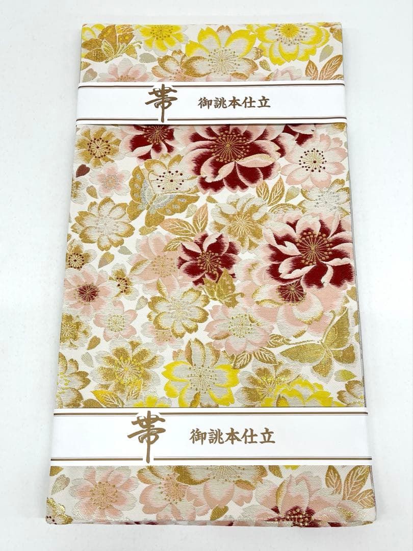 袋帯 正絹 振袖 豪華 桜 D 104