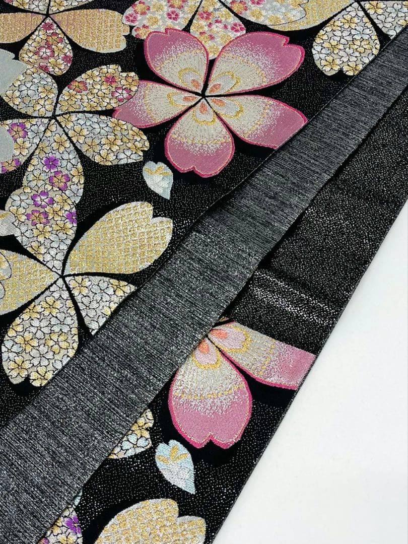  西陣織 酒井守 袋帯 桜尽くし 正絹 振袖 豪華 D 103 袋帯 帯