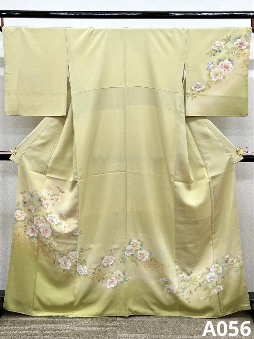 訪問着 金彩 花文様 正絹 ガード加工済 A056 - メルカリ