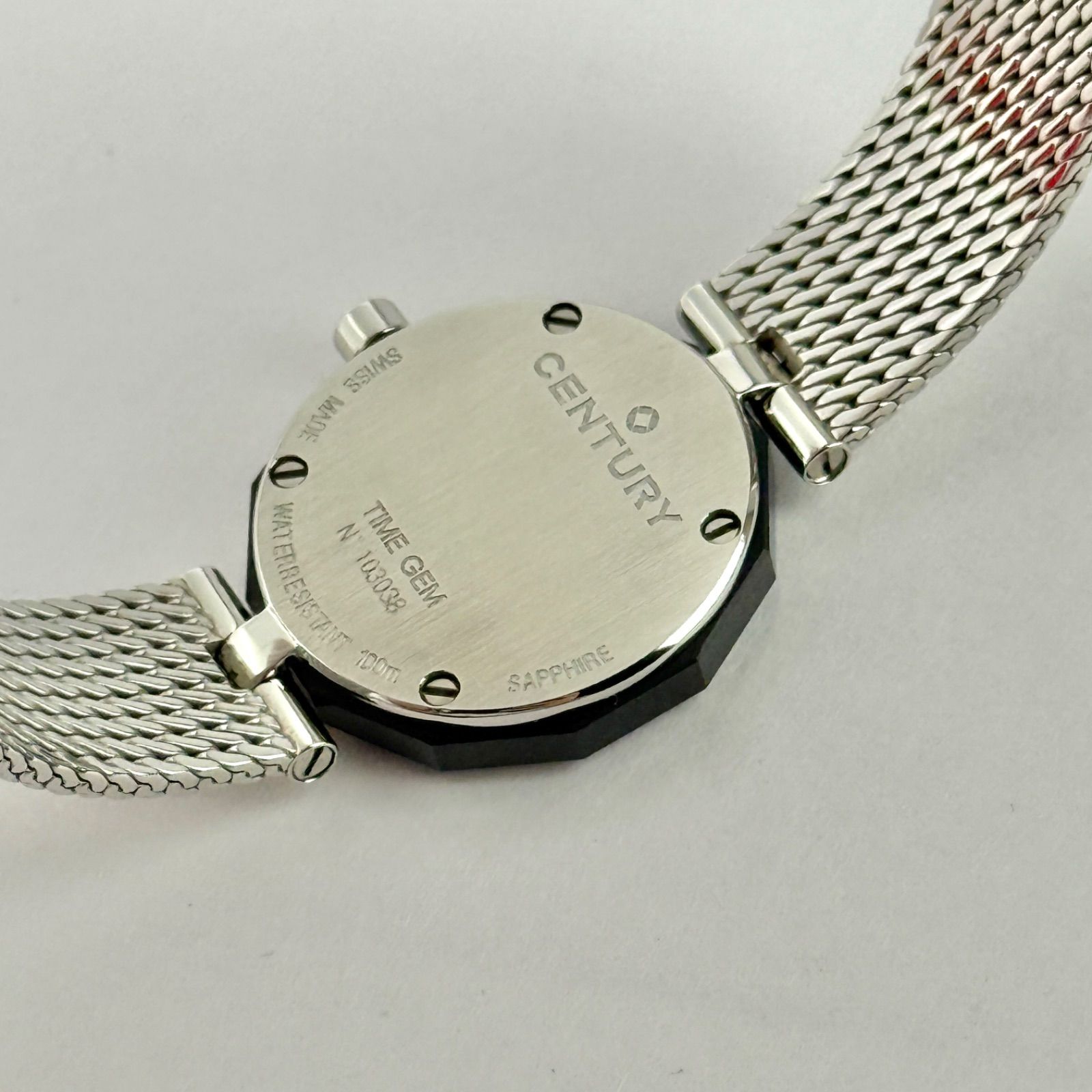  センチュリー タイムジェム 8 Pダイヤ シェル 電池 784 腕時計(クォーツ) 腕時計(アナログ)