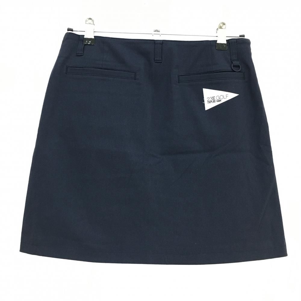 23区ゴルフ スカート 黒 巻きスカート風 レディース 64 ゴルフウェア