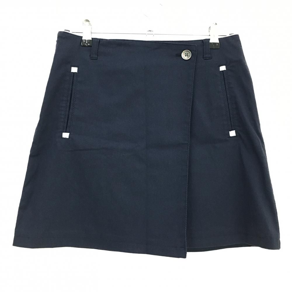 23区ゴルフ スカート 黒 巻きスカート風 レディース 64 ゴルフウェア