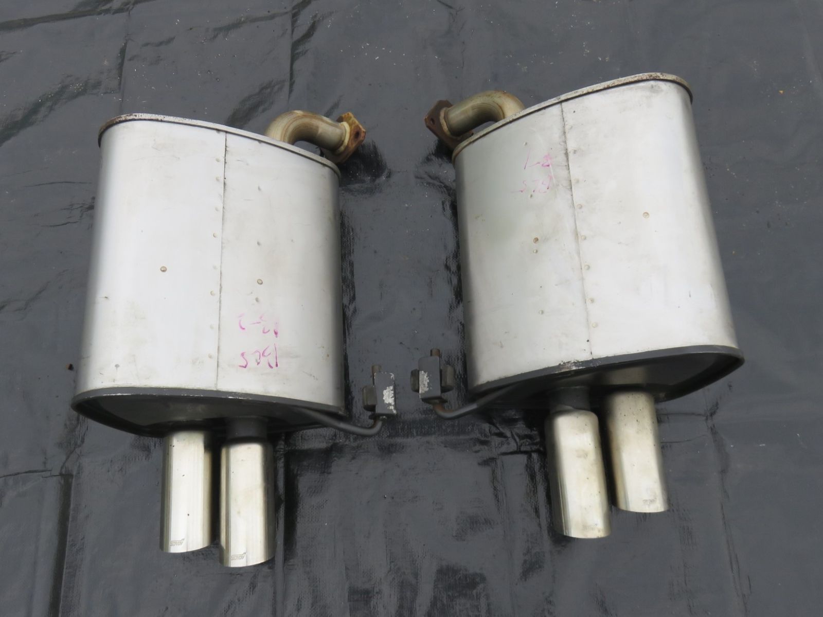 LK36* スバル BL5 レガシィ/B4 純正 STi リアマフラー リアピース/4本