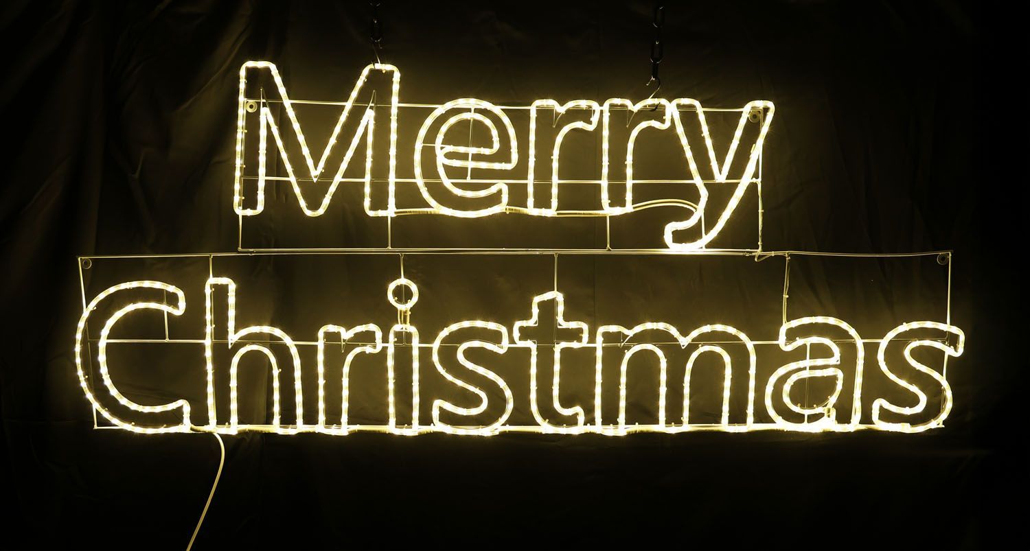 コロナ産業 ビッグメリークリスマス電球色 常点プラグコード180cm付 2Dレターモチーフ L2DM013