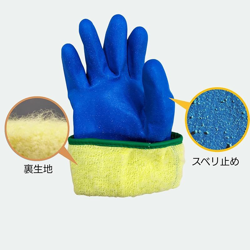 ショーワグローブ ケース販売 防寒手袋 No.282 防寒テムレス ブルー 3Lサイズ 60双 1