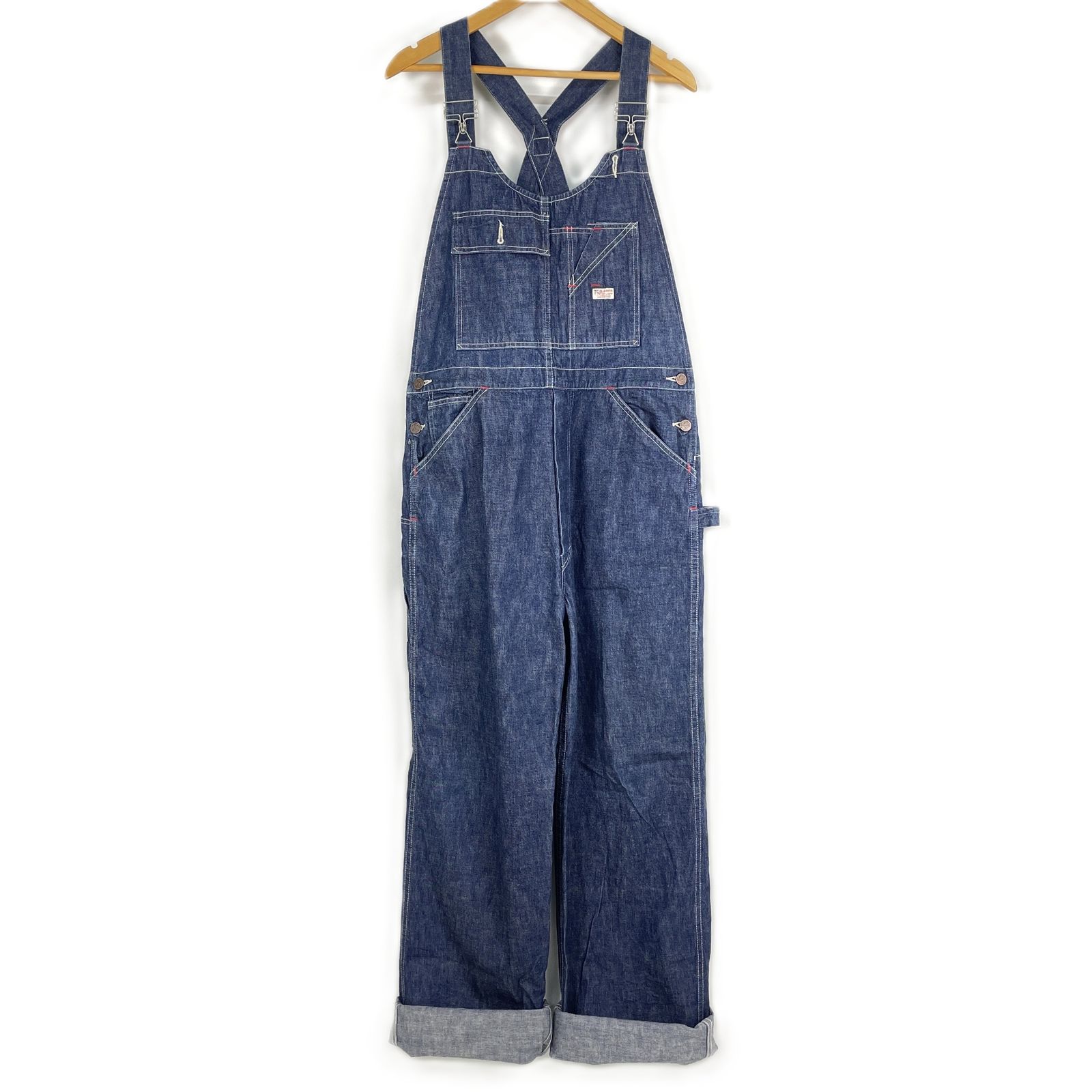 TCB JEANS ティーシービー ジーンズ Tabby s Overall タビーズオーバーオール デニムサロペット インディゴ