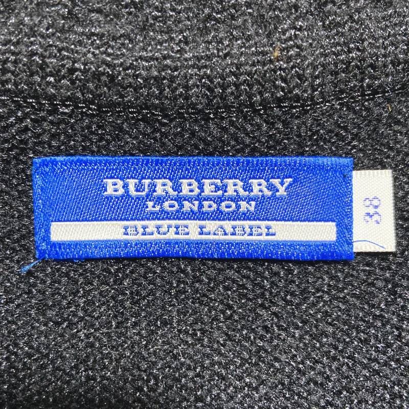 BLUE LABEL バーバリーブルーレーベル ドッキングワンピース ニット ノバチェック レディース サイズ38