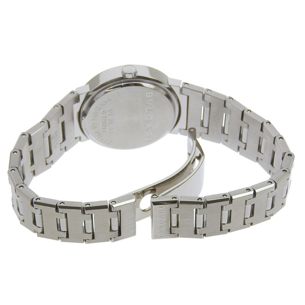  BVLGARI ブルガリ ブルガリブルガリ BB 26 SS ステンレススチール クオーツ アナログ表示 レディース ブラック文字盤 腕時計 その他 時計